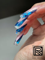 Formation french reverse, incrustation paillettes et french 3D